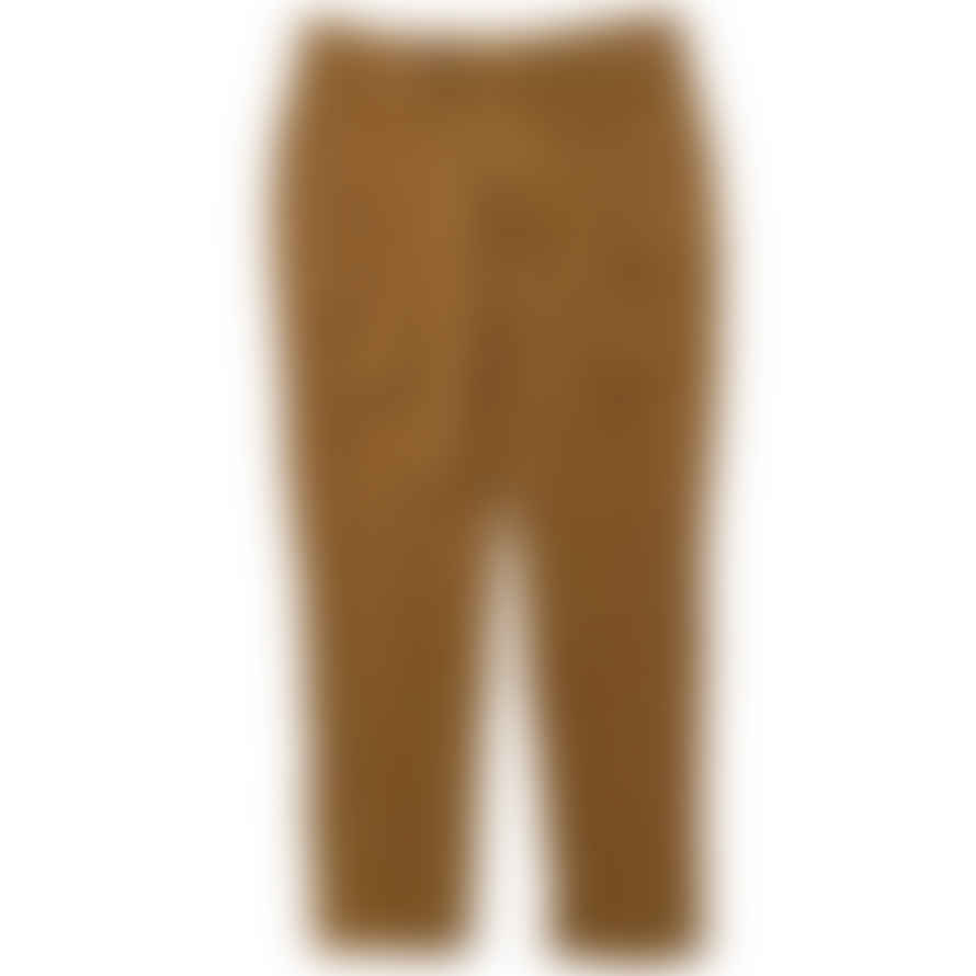 Fresh Lyocell Linen One-pleat Chino Pants In Cumin