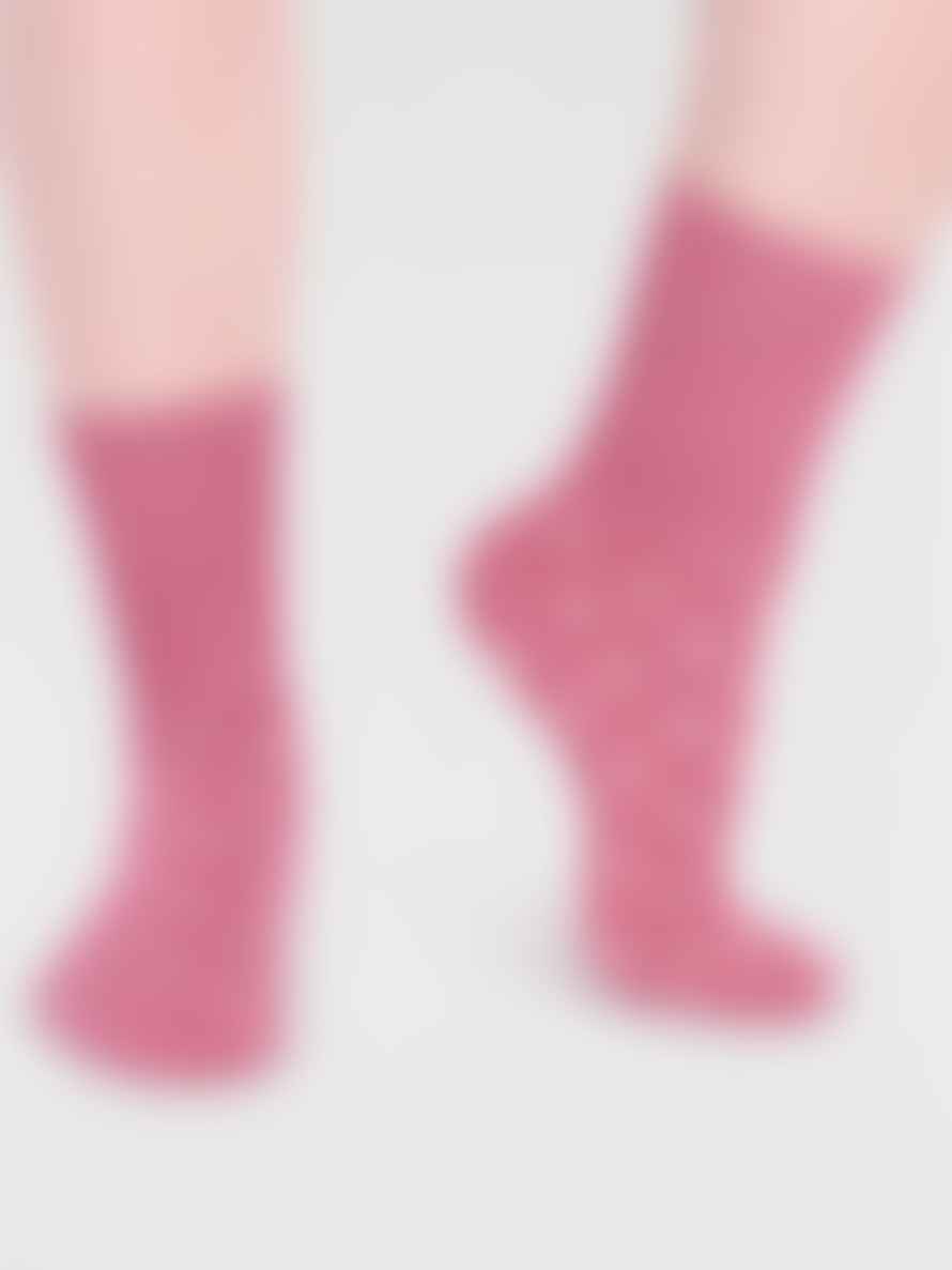 Thought Dusty Rose Pink Spw780 Amara Organic Cotton Spot Walker Socks 