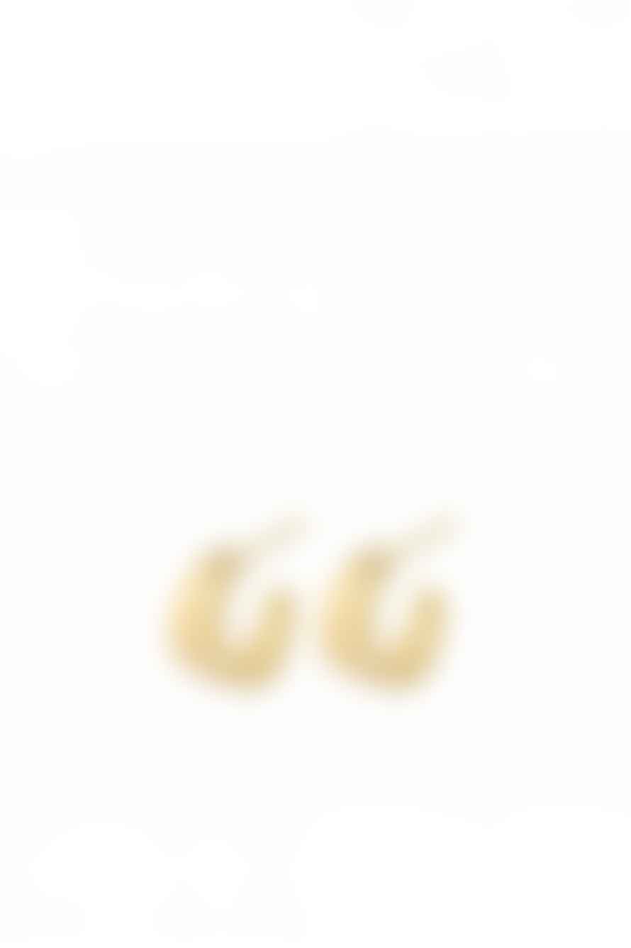 Pernille Corydon Gold Mini Ocean Shine Earrings 