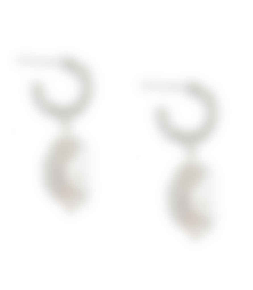 JANUS EDINBURGH Silver Akoya Pearl Earrings
