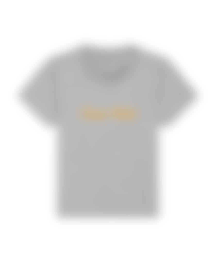 Our Kid T-Shirt, Yellow On Grey