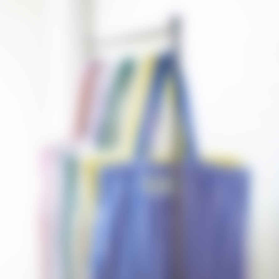bongusta Naram Tote Bag Dazzling Blue & Rose Stripe