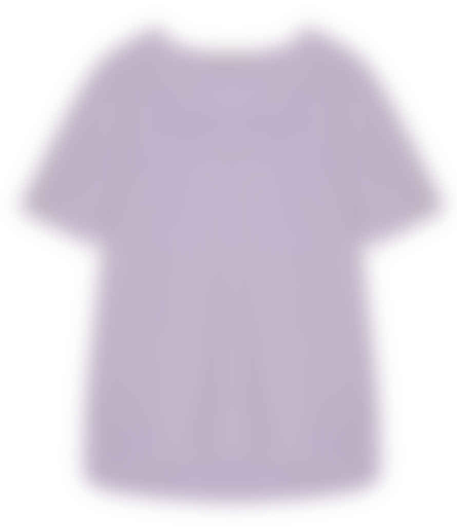 cashmere-fashion-store Trusted Handwork Baumwoll T-shirt Nimes V-ausschnitt Halbarm