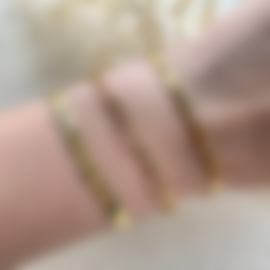 Little Nell 18k Gold Plated Long Link Chain Bracelet