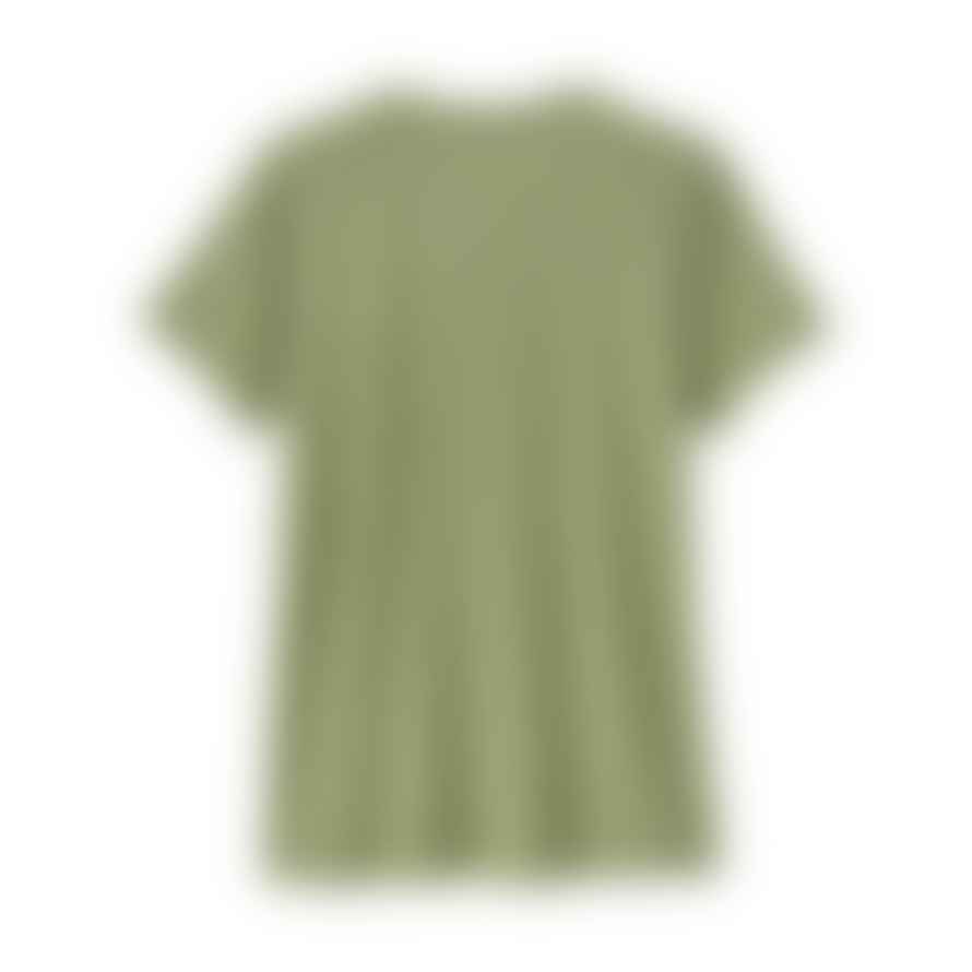 Patagonia T-shirt Cap Cool Daily Graphic Donna Salvia Green X-dye
