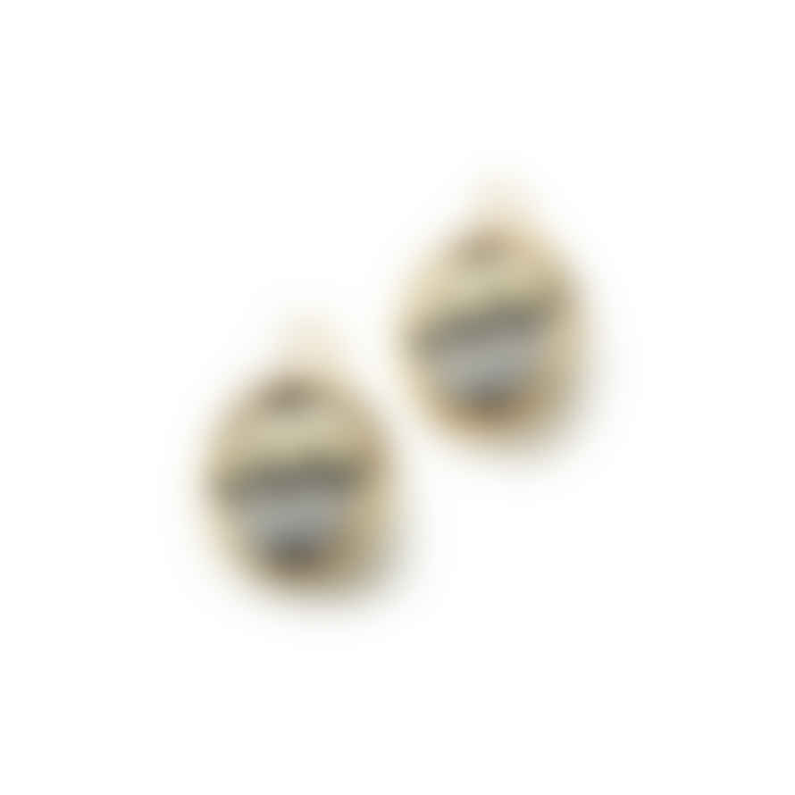 Earth Heir Glow Nuusum Statement Earrings - 24k Gold Plated