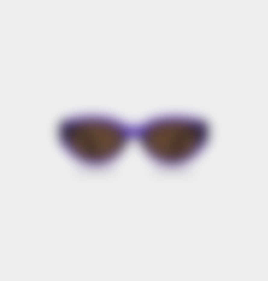 A Kjærbede Winnie Sunglasses In Purple Transparent