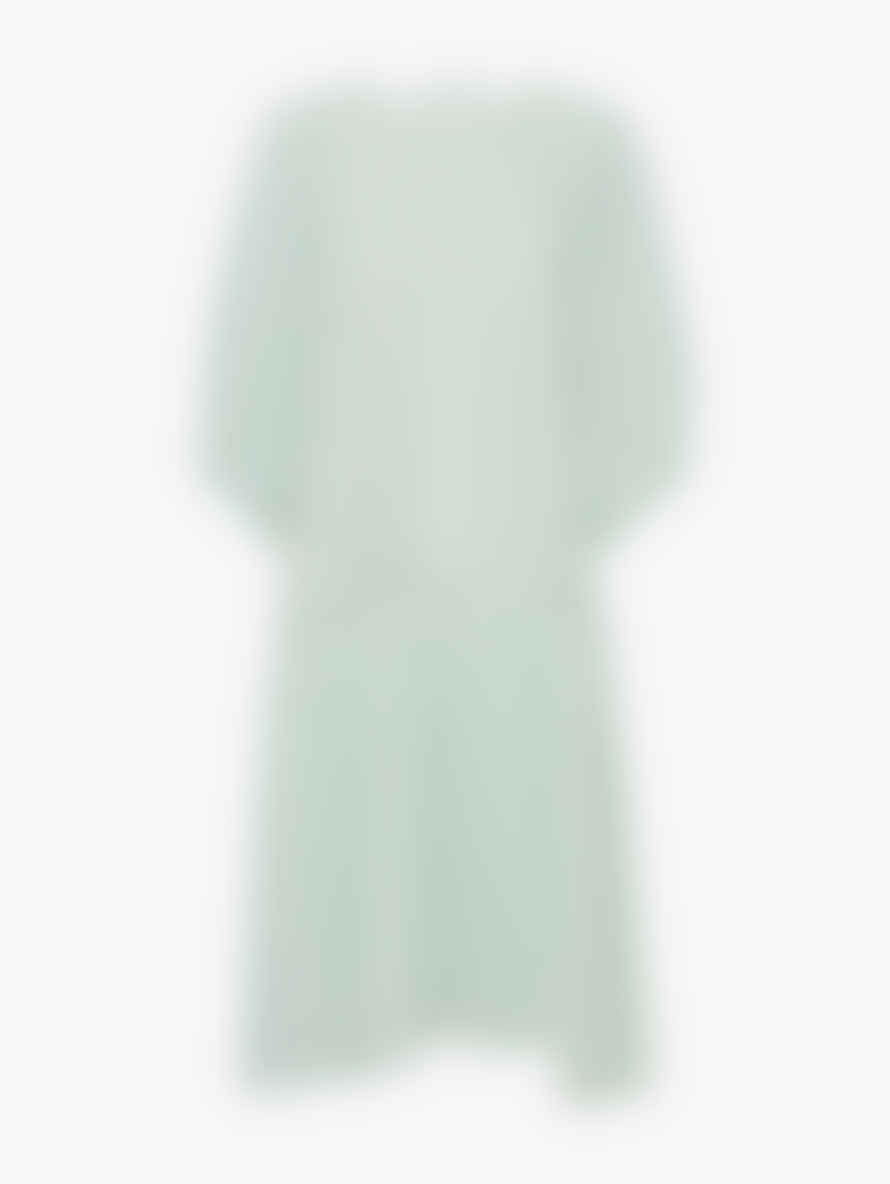 ICHI Genova Green Patterned Dress