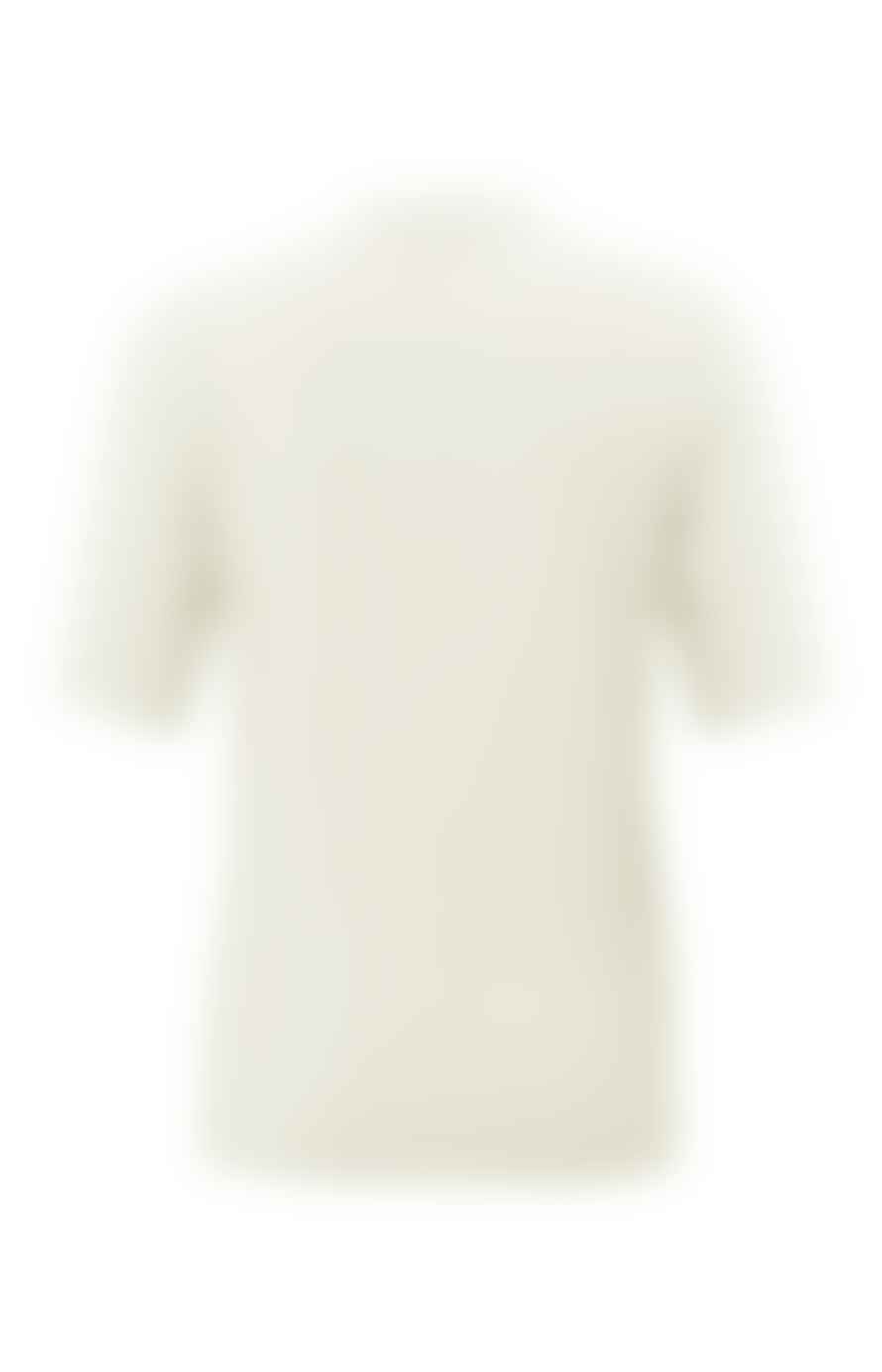 Yaya Onyx White Soft T Shirt with Turtleneck 