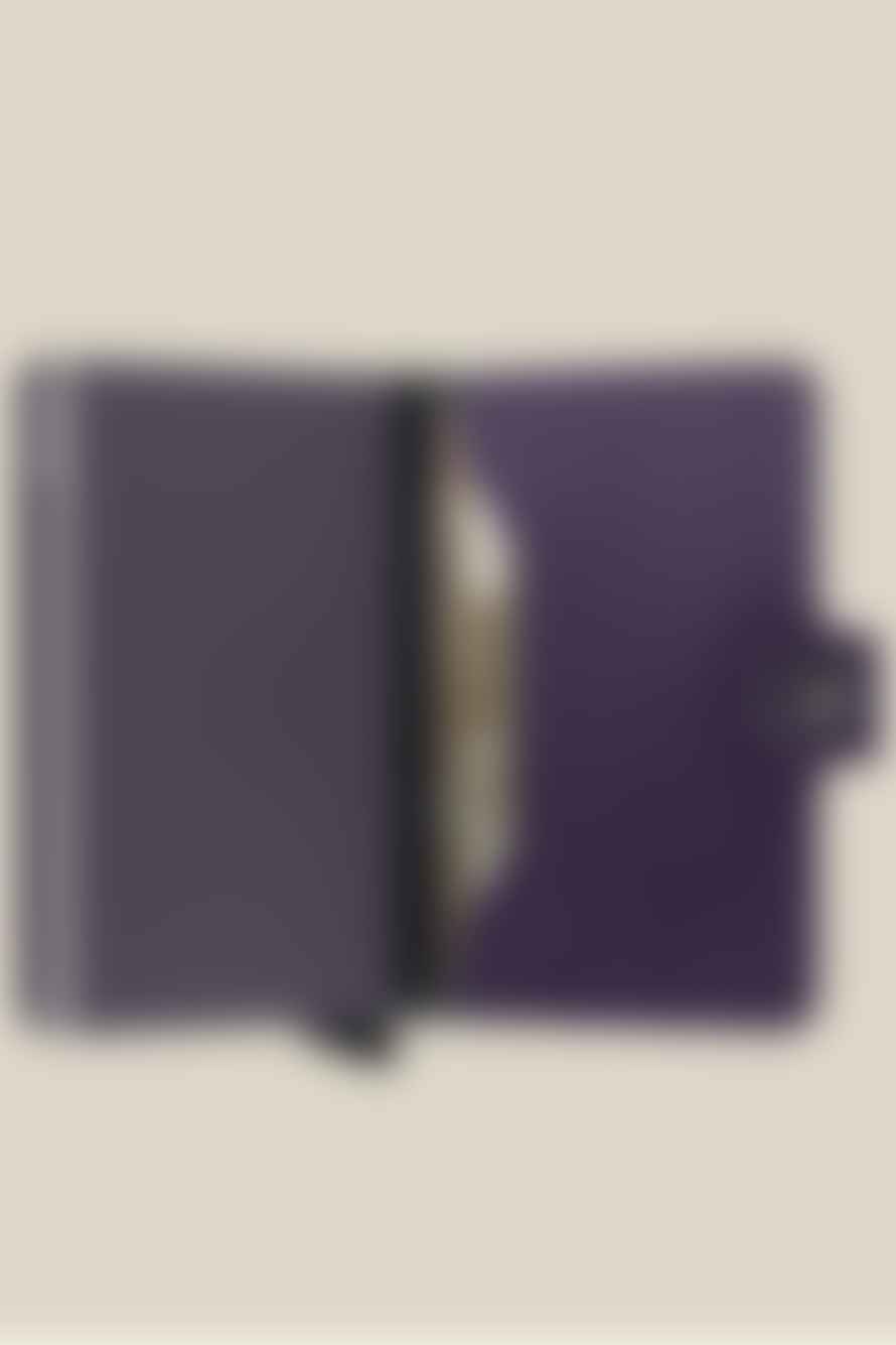 Secrid Mini Wallet Crisple In Purple