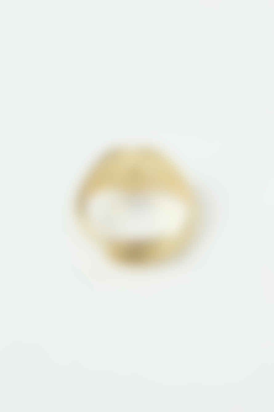 My Doris Gold Heart Burst Crystal Adjustable Rings