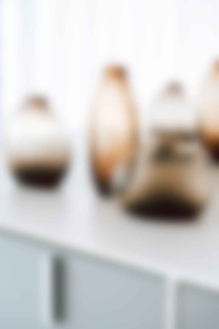 Joca Home Concept 20cm Grey Glass Textured Vase
