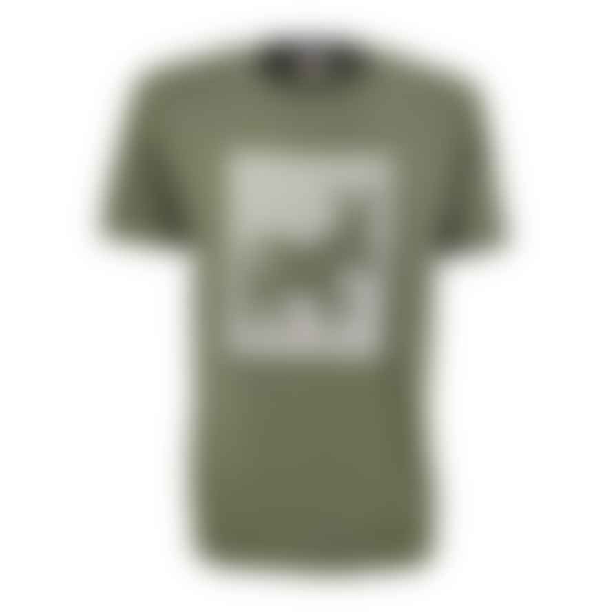 SENSA CUNISIUN T-shirt Pattern Logo Uomo Military Green