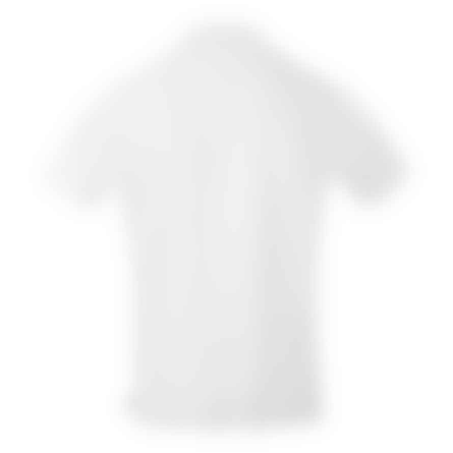 Paul Smith Menswear White Cotton Pique  Artist Stripe Placket Polo Shirt 