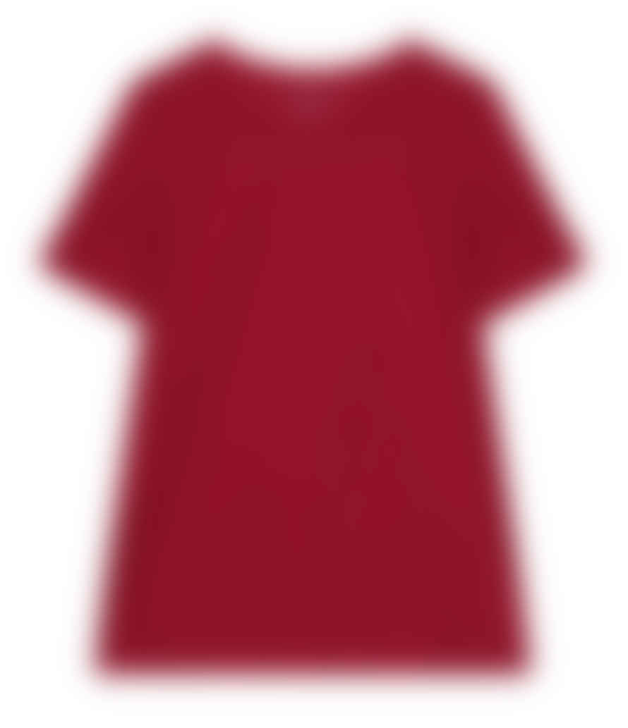 cashmere-fashion-store Majestic Filatures Shirt Lyocell-baumwoll-mix Shirt Rundhalsausschnitt Kurzarm