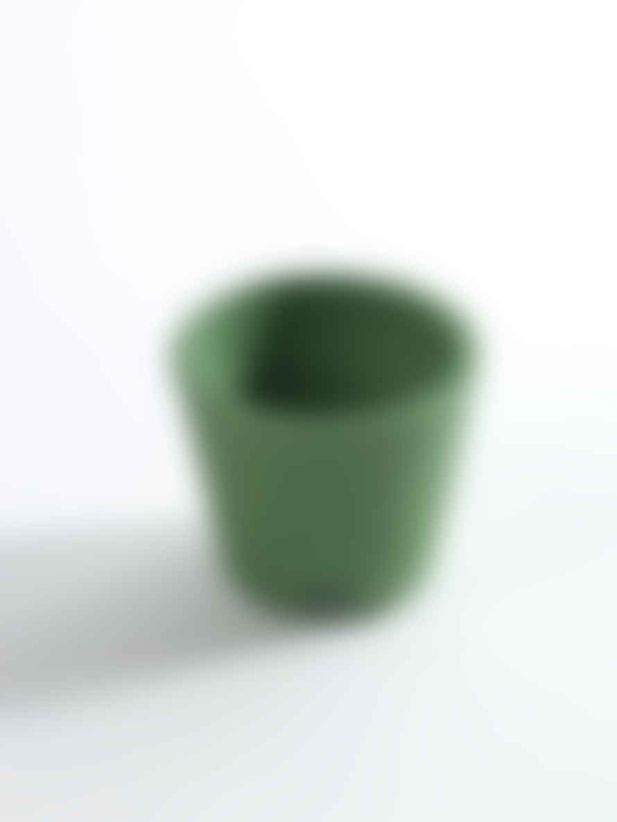 botanicalboysuk Forest Green Handpainted Pot
