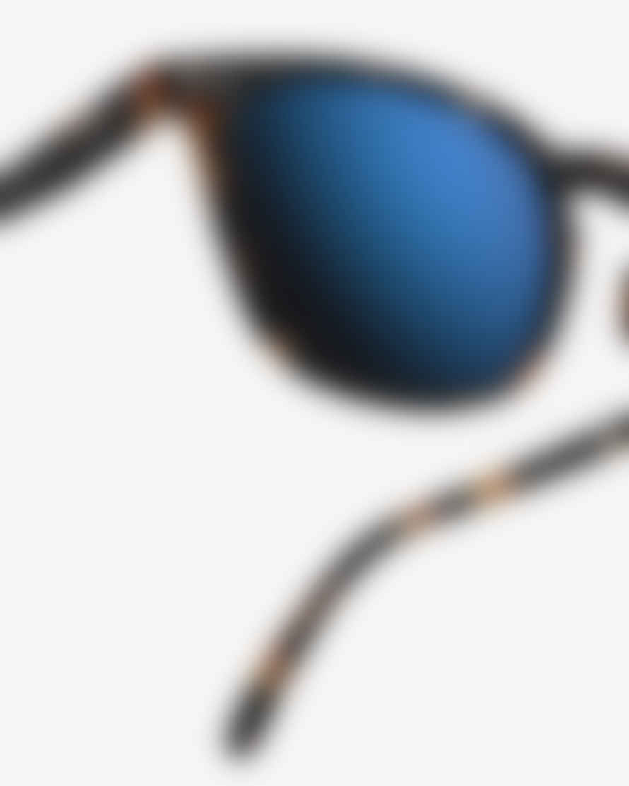 IZIPIZI Sunglasses Blue Tortoise Blue Mirror Lens #E