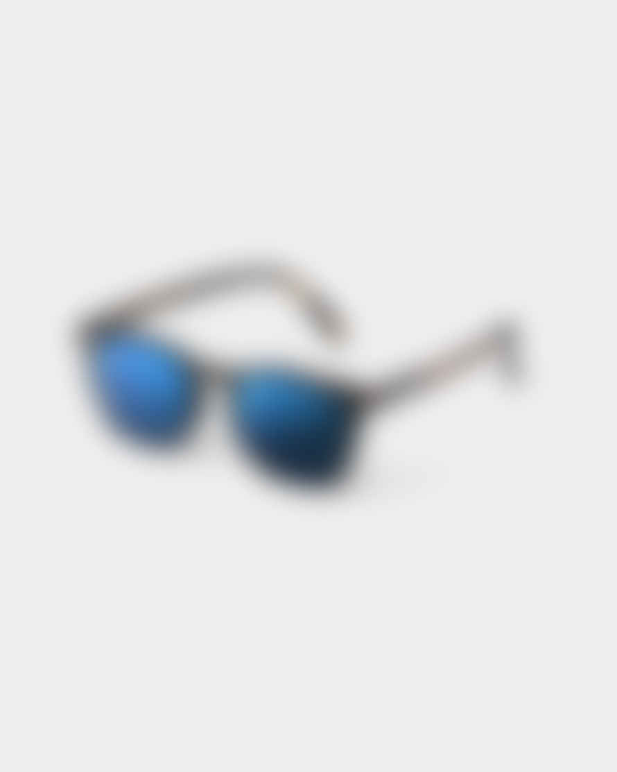 IZIPIZI Sunglasses Blue Tortoise Blue Mirror Lens #E
