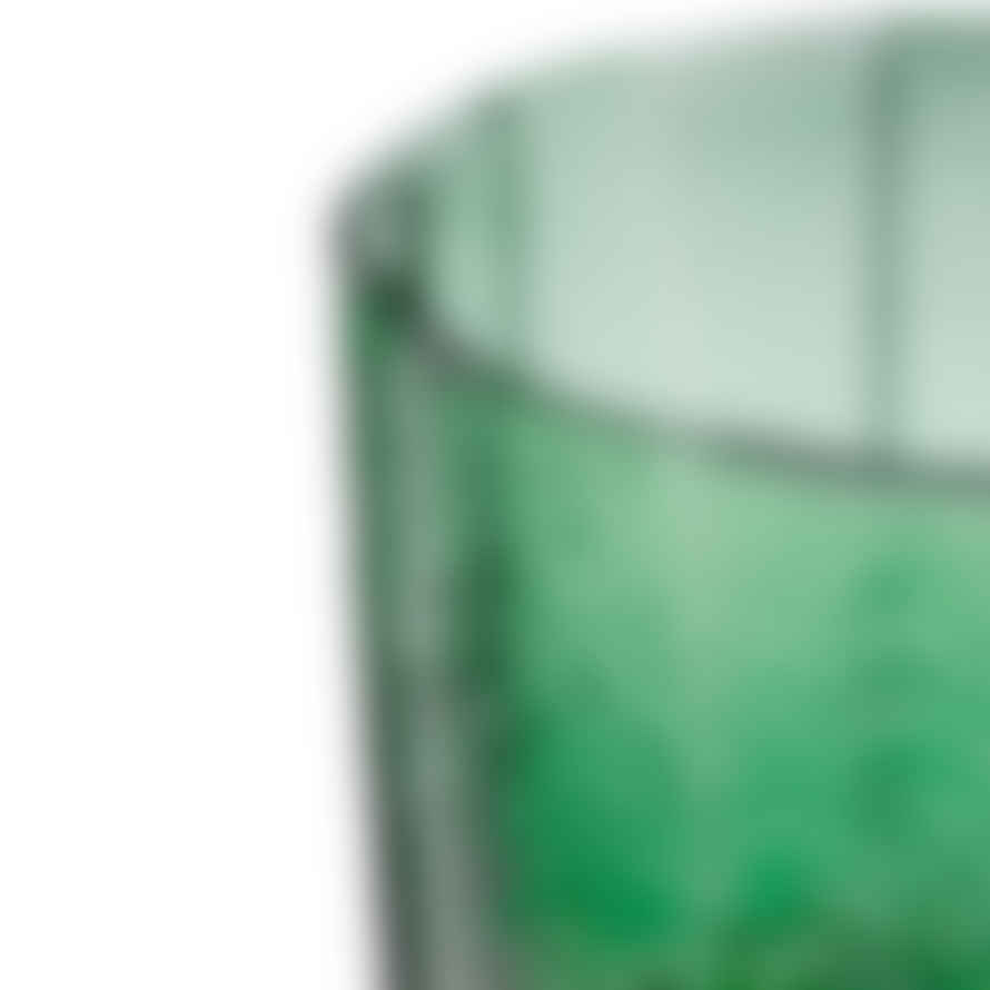 Hubsch Emerald Green Vase
