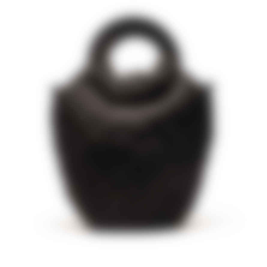 Tracey Neuls LOOPY BIG SISTER Smoke | Black Reversible Leather Handbag