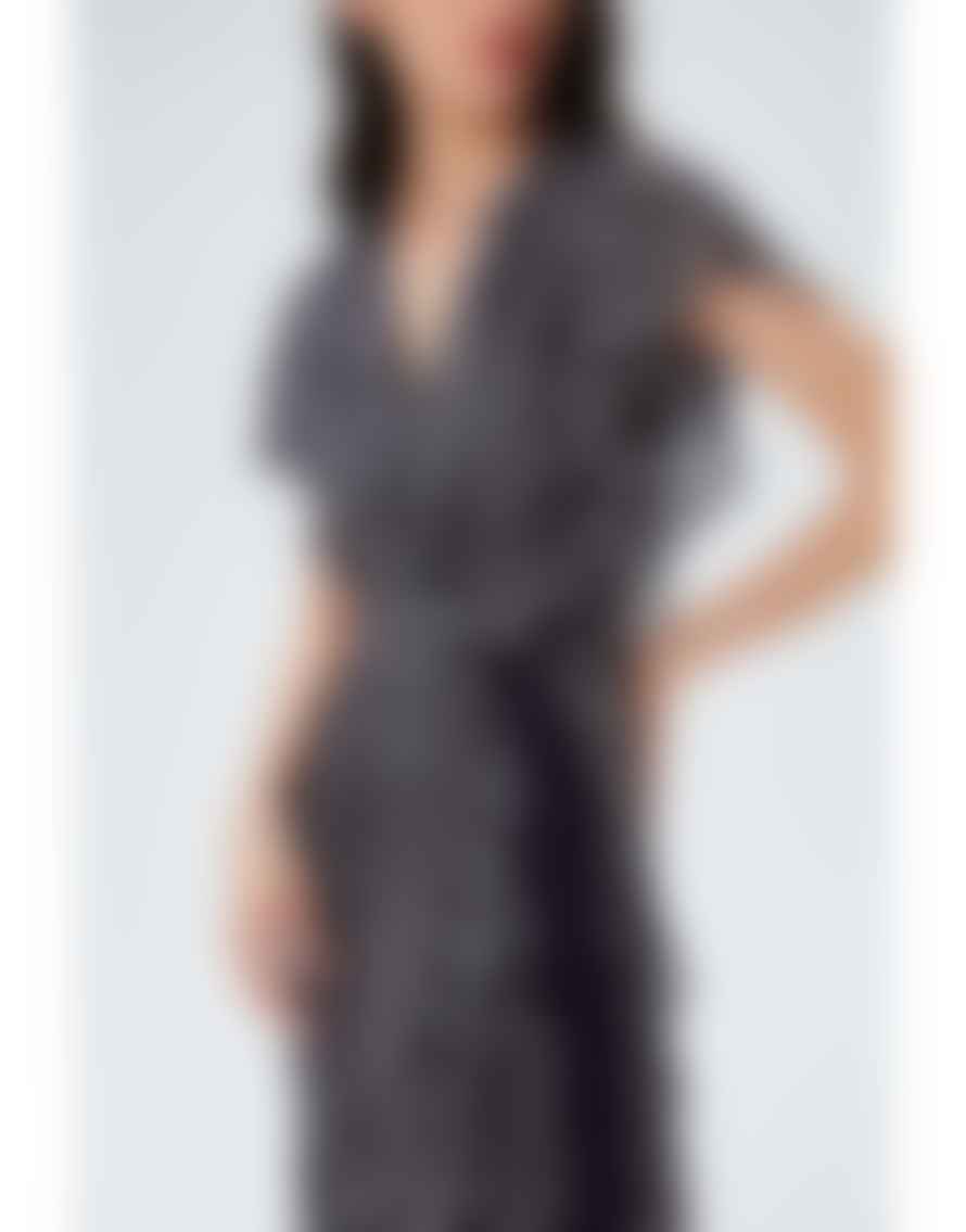 Diane Von Furstenberg Bleuet V Neck Shibori Dot Print Maxi Dress