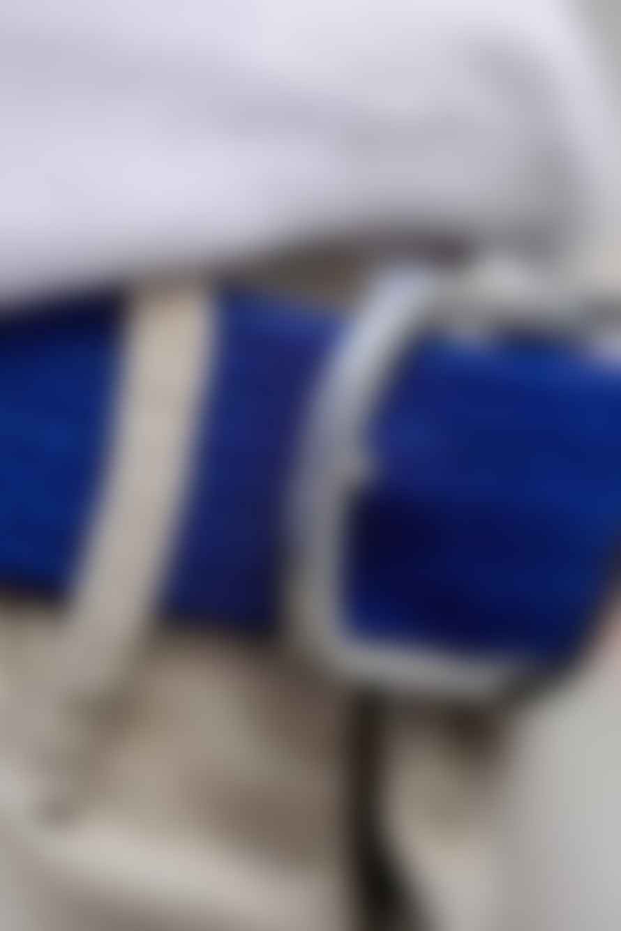 BILLYBELT Elastic Woven Belt In Colbalt Blue