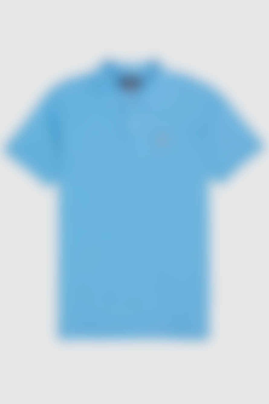 PSYCHO BUNNY - Classic Pique Polo Shirt In Cool Blue B6k001y1pc