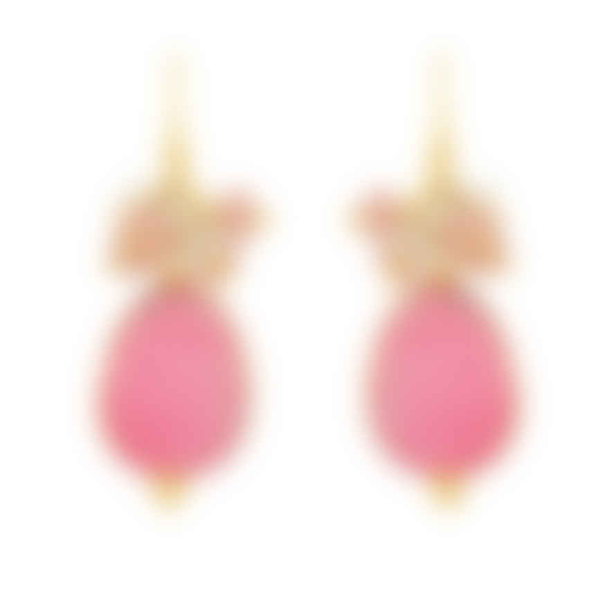 Ashiana London Willow Pink Earrings