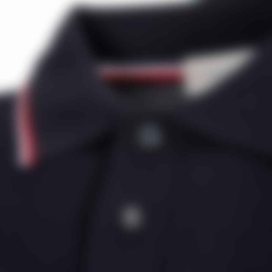 MONCLER Navy Long Sleeve Polo Shirt