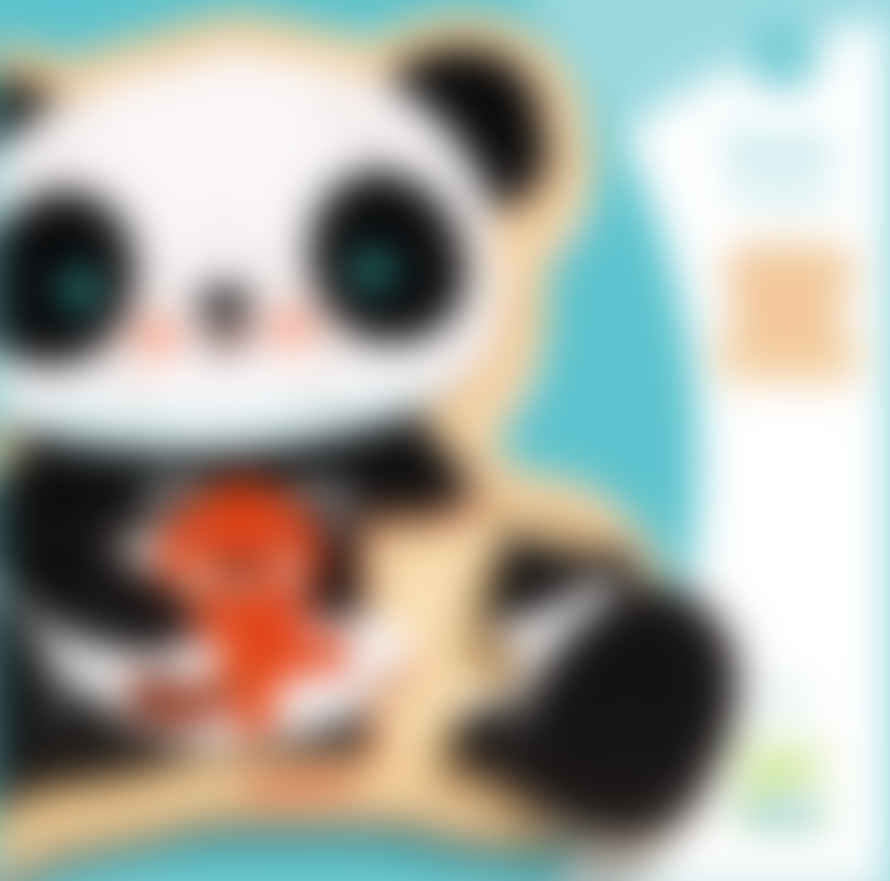 Djeco  Wooden Panda Puzzle - 9 Pieces
