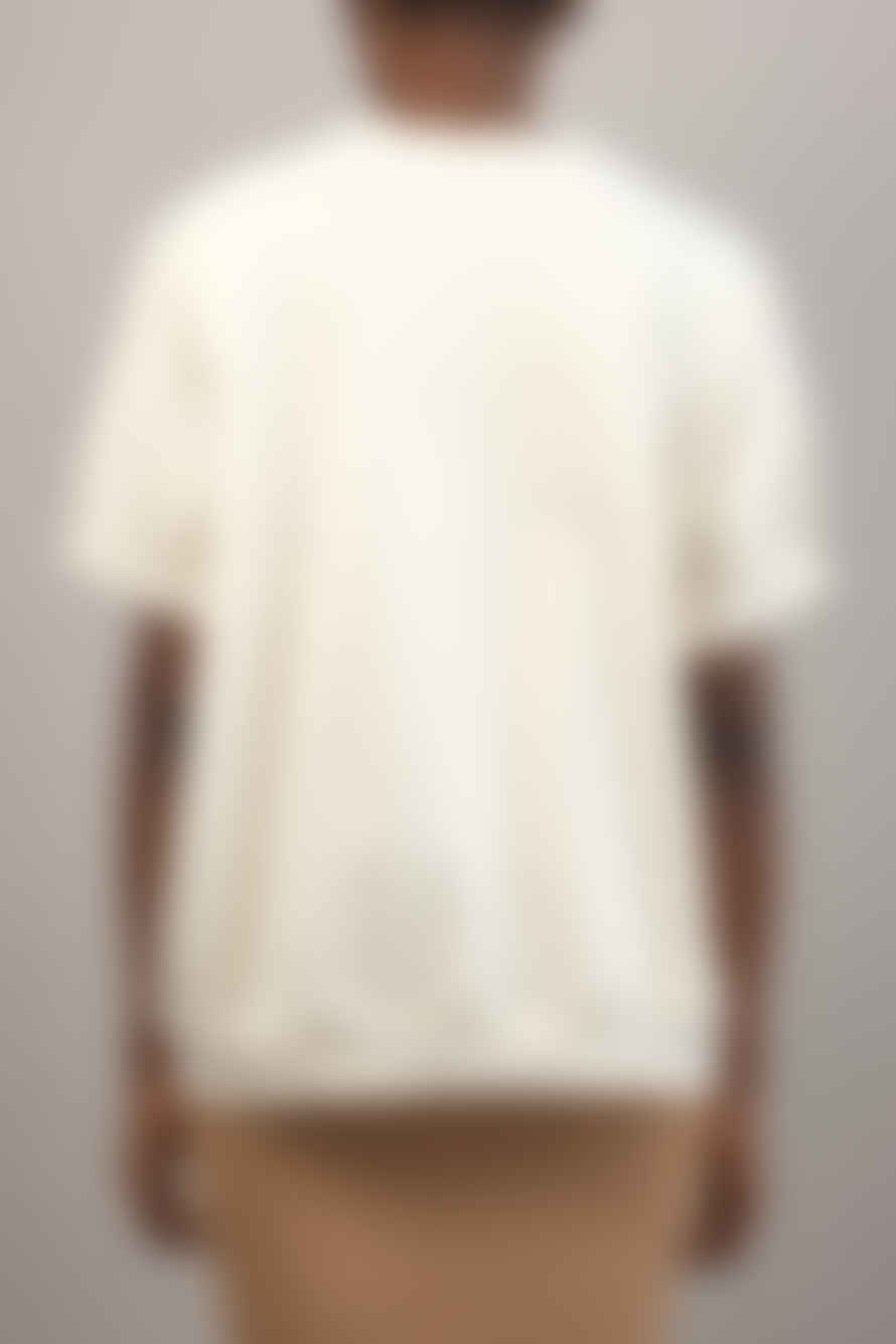 THE COLLABORATIVE STORE Oversized Short Sleeve Sweatshirt in Natural