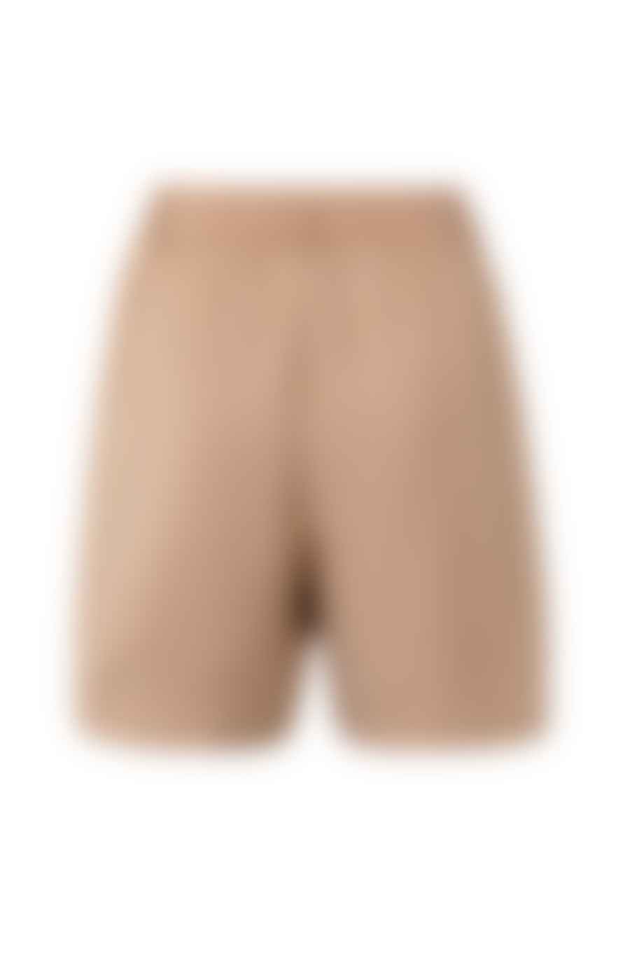 Yaya Sirocco Pink High Waist Bermuda Shorts with Side Pockets