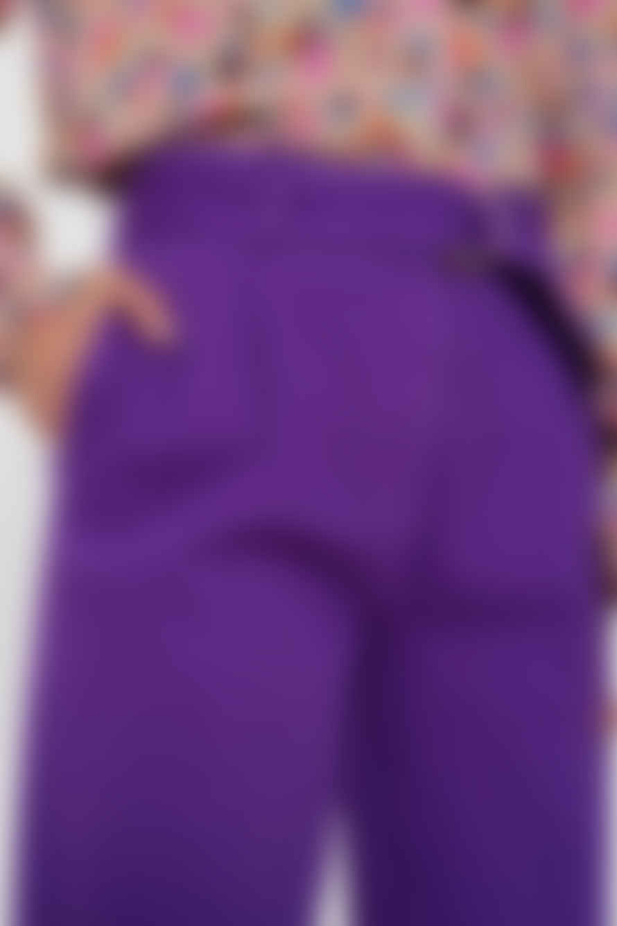 Numph | Cairo Cropped Pants - Tillandsia Purple