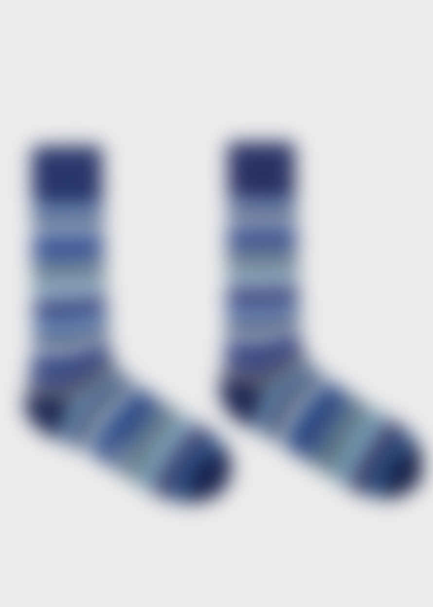 Paul Smith Pack Of 3 Multicolour Classic Stripe Socks 