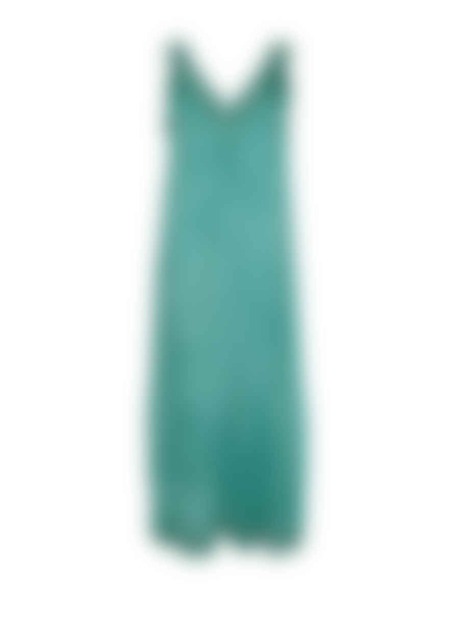 Black Colour Long Lace Maxi Dress - Green