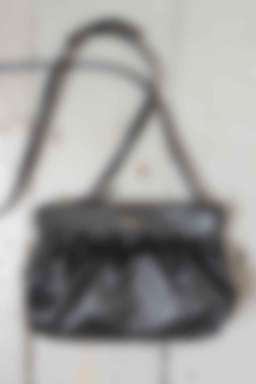 Marant Etoile Luz Small Black Leather Pouch Bag