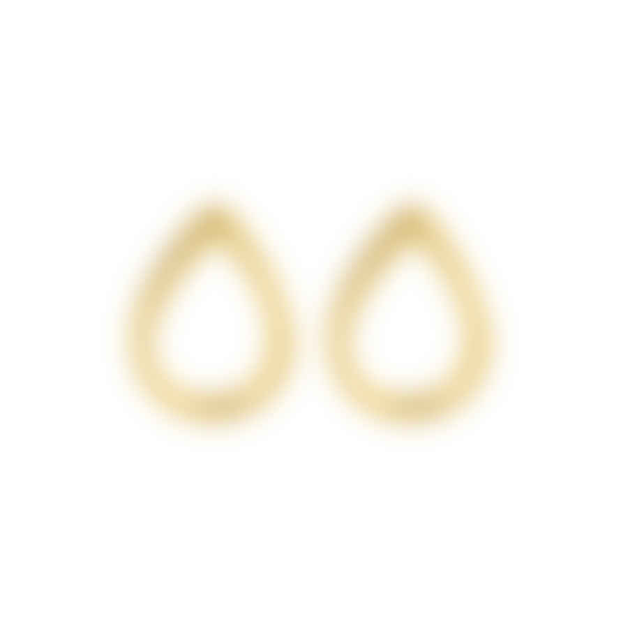 JUULRY Gold Plated Droplet Stud Earrings
