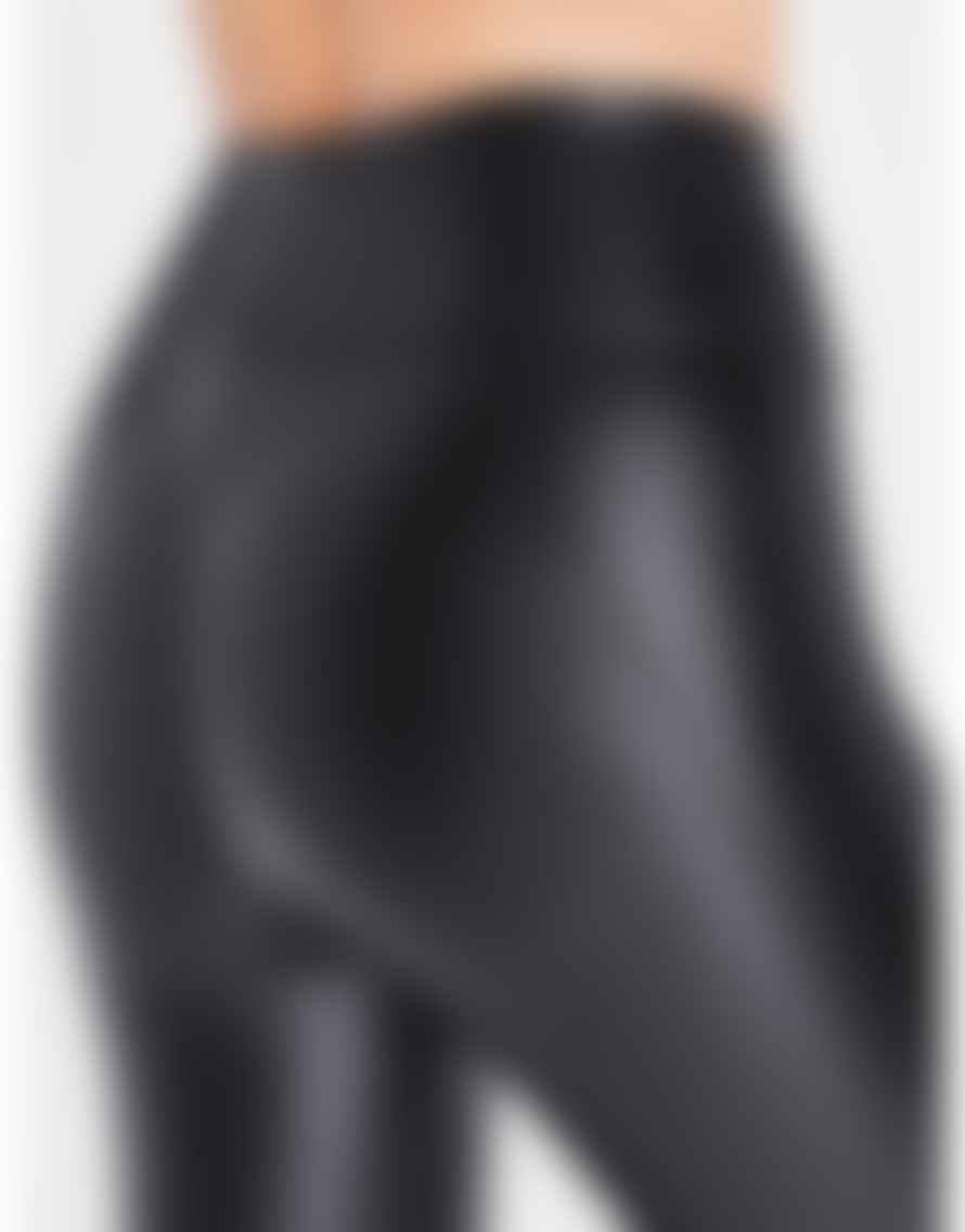 Wolford Wolford Edie Forming Leather Leggings Size: 12, Col: Black