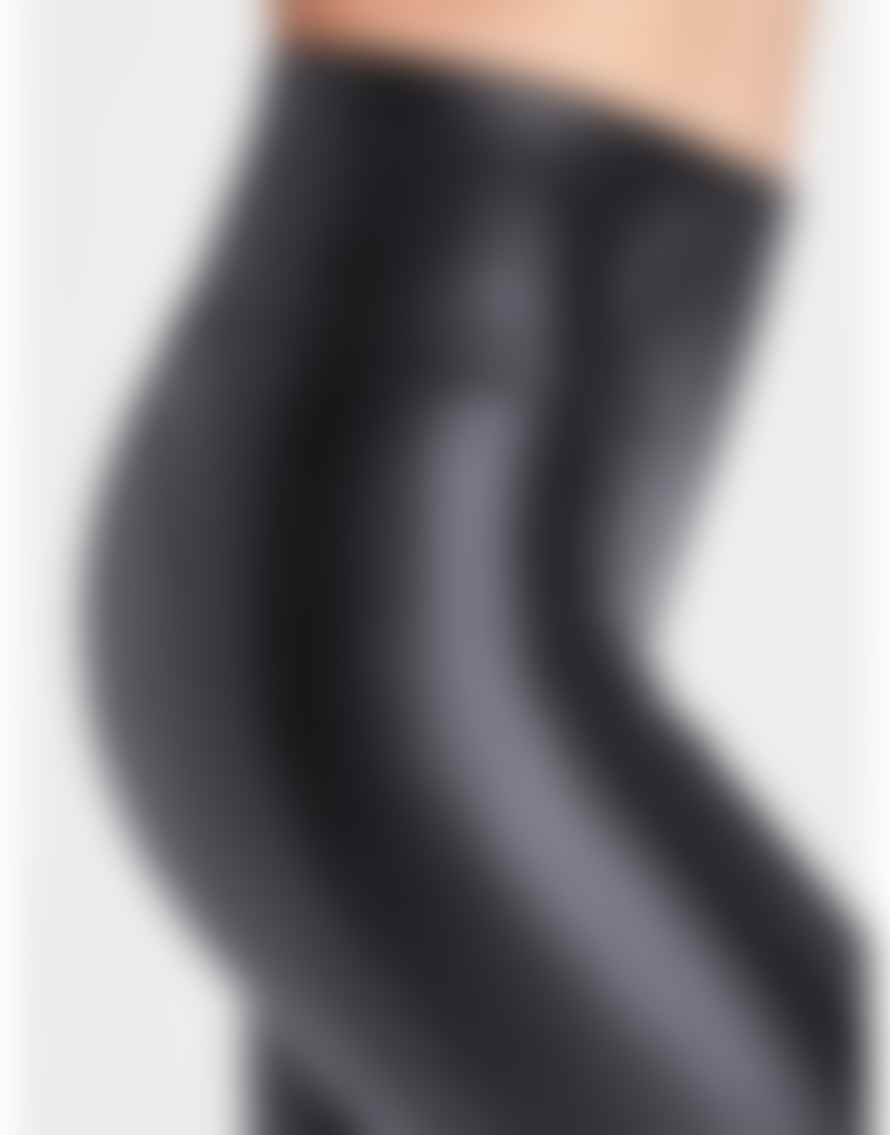 Wolford Wolford Edie Forming Leather Leggings Size: 12, Col: Black
