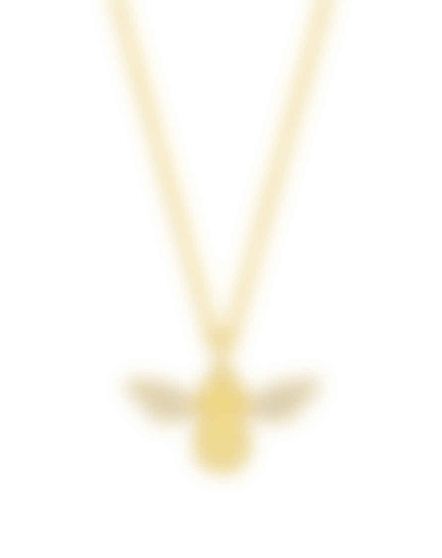 Estella Bartlett  - Bee Pave Necklace In Gold