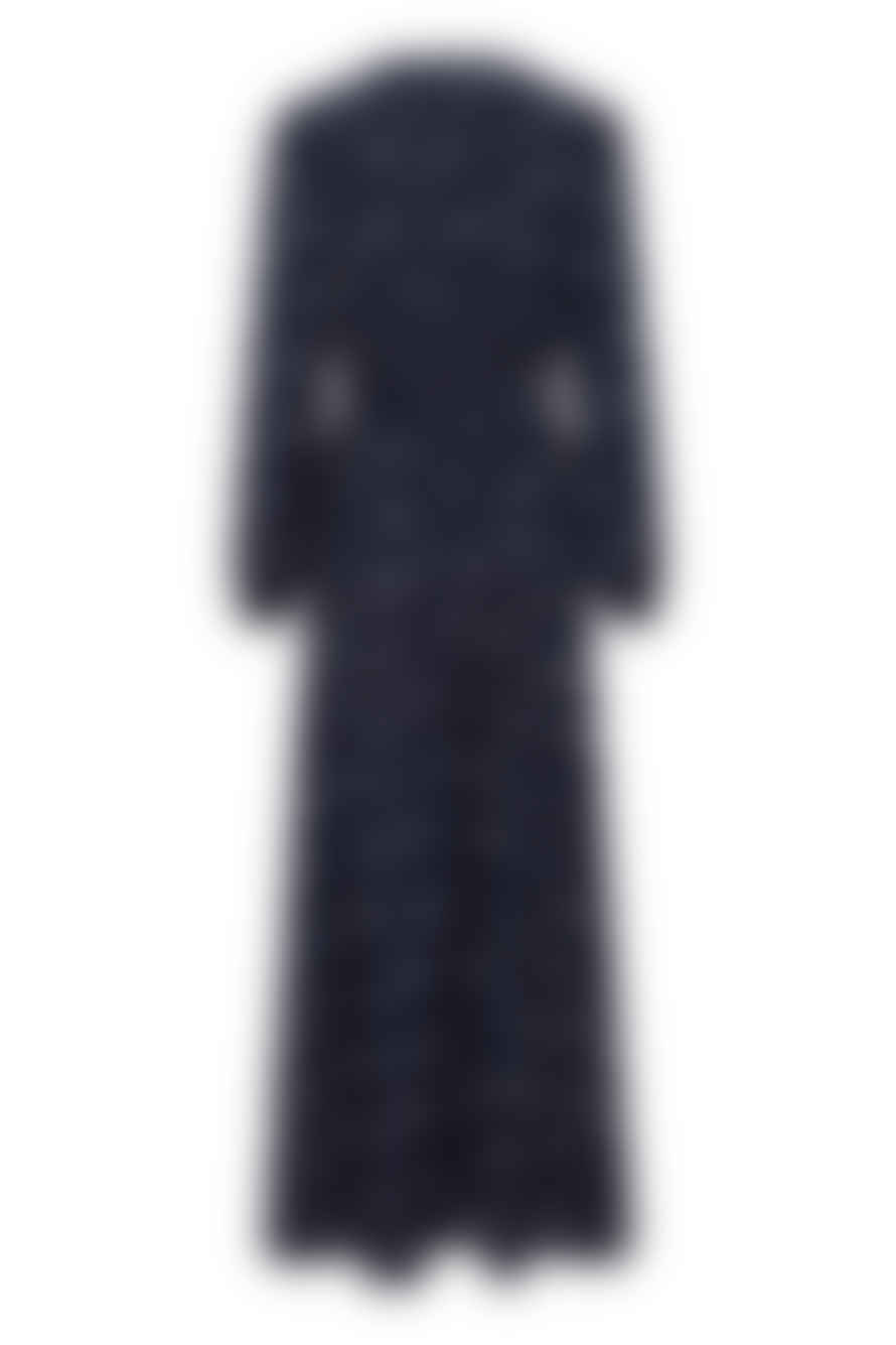 ATELIER REVE Salina Dress-maritime Blue With Dots-20119309