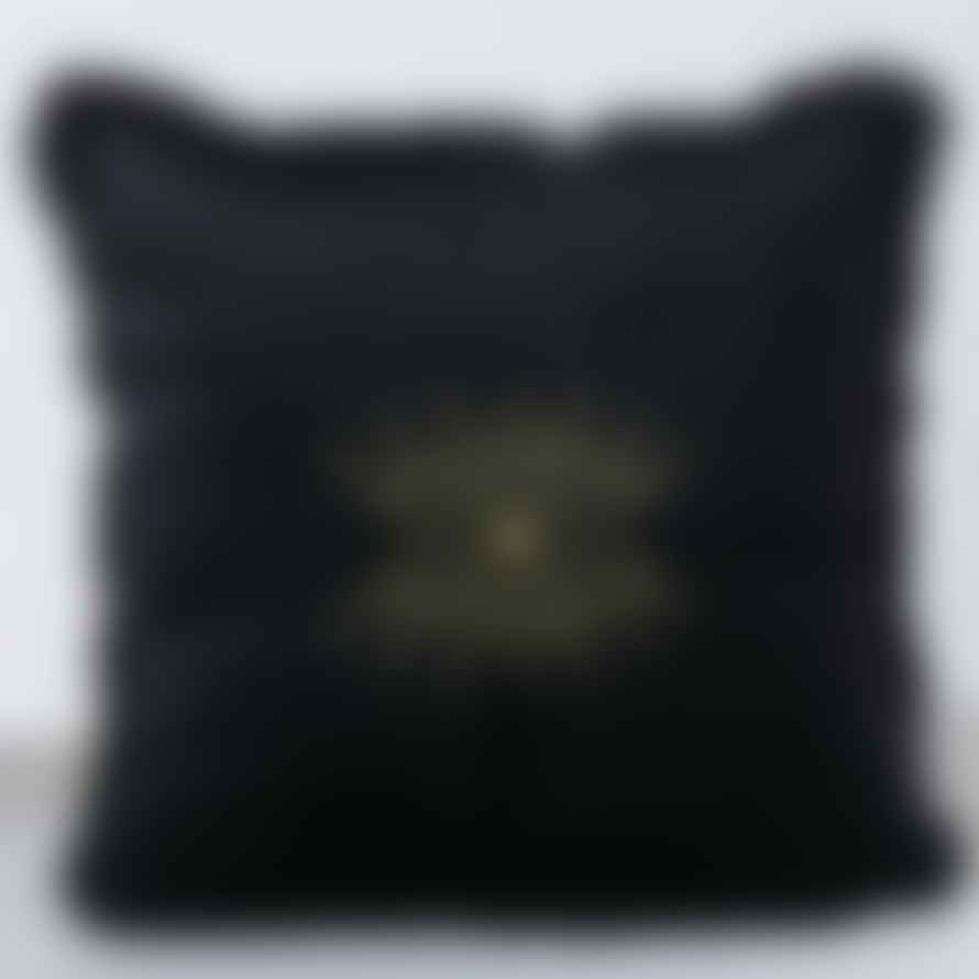 &Quirky Magic Eye Cushion : Black or Grey