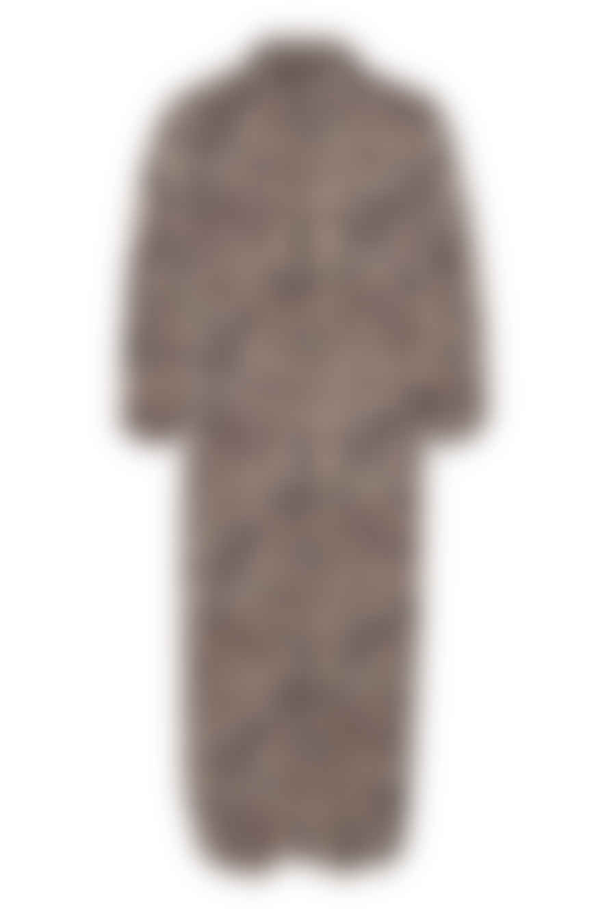 KAFFE Kamarta Shirt Dress - Leopard Print