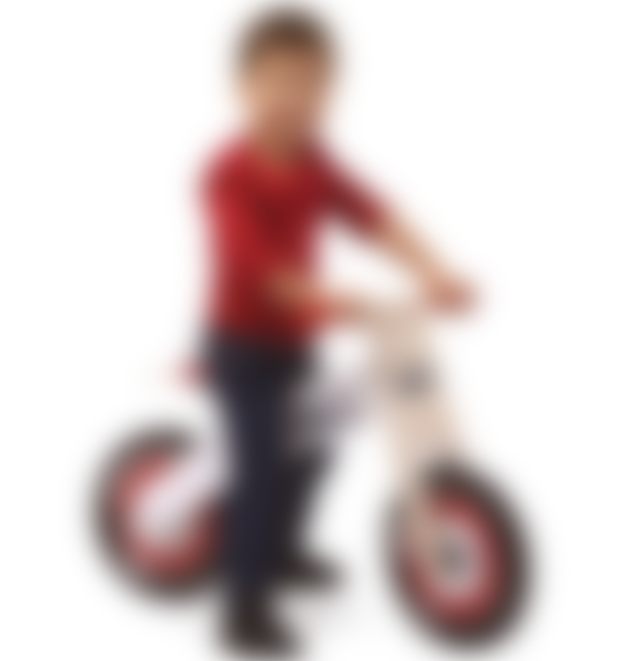 Janod Bikloon Red & White Balance Bike Age 3-6