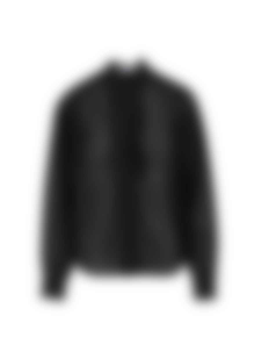 Coster Copenhagen Wide Fit Shirt With Ruffles - Black