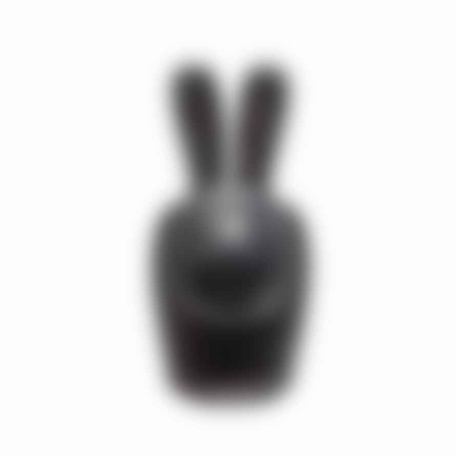Qeeboo Rabbit Baby Chair Dots Black/White