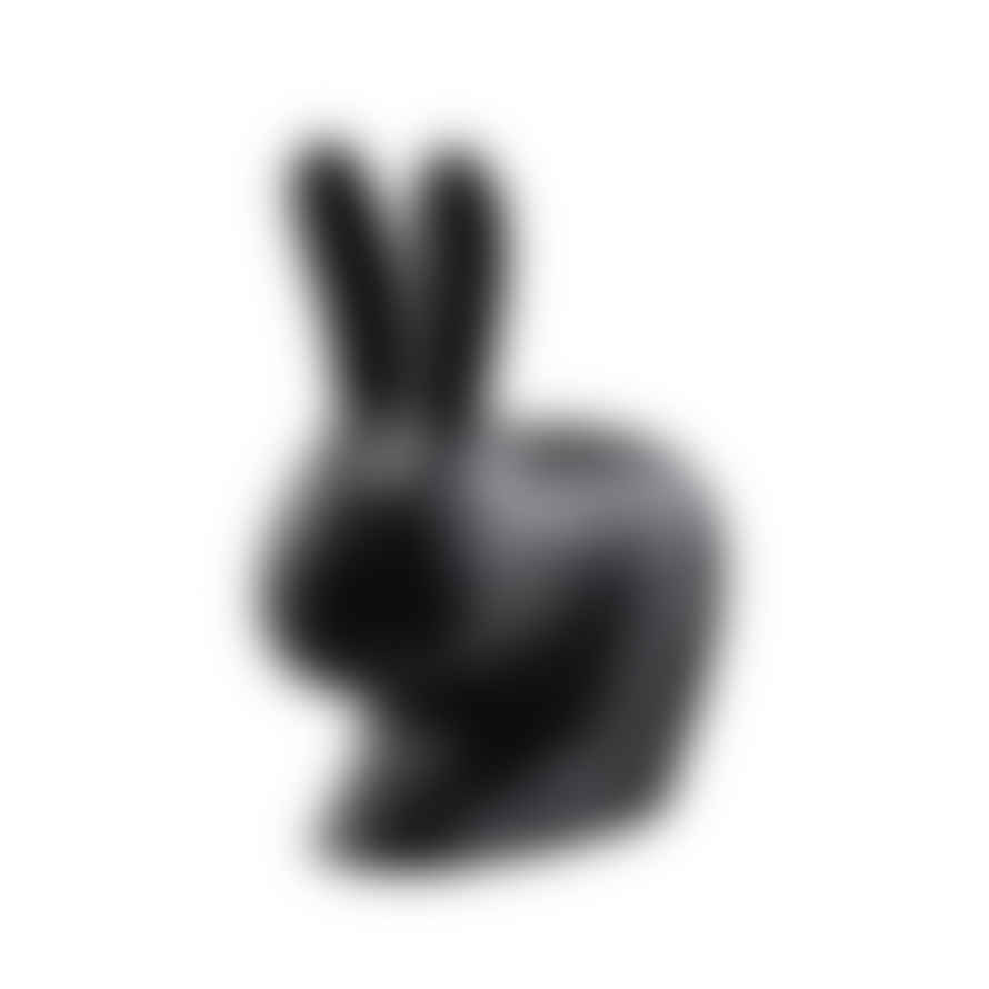 Qeeboo Rabbit Baby Chair Dots Black/White