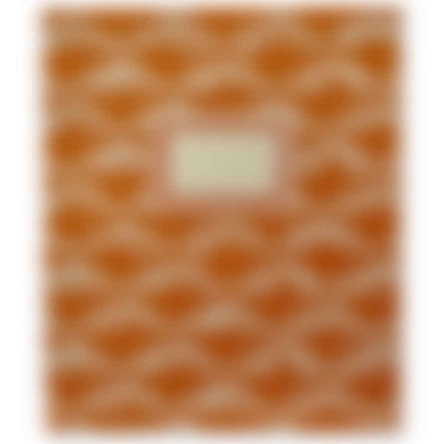 Cambridge Imprint Large Hardback Notebook - Wave Blood Orange