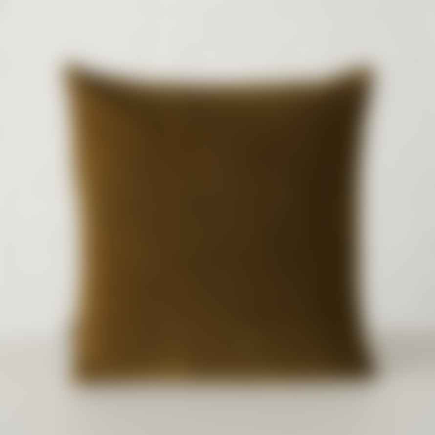 &Quirky Blasca Leaf Foliage Cushion : Dark Green or Brown