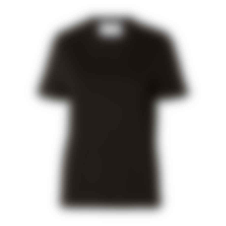 Selected Femme Black Classic Organic Cotton T Shirt